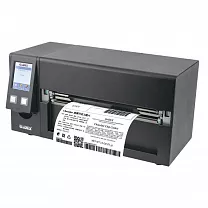 Принтер GoDEX HD-830i+, широкий промышленный принтер (металлический корпус, литая несущая конструкция), ширина 8", разрешение 300 DPI, 4 ips, цветной тач ЖК дисплей (256MB Flash, 256MB SDRAM)