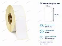 Термоэтикетки 58x90 ЭКО